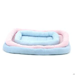 Portable Terry Rectangle Kennel Pet Bed