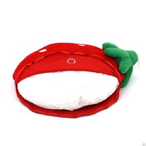 strawberry shape dog pat pet bed