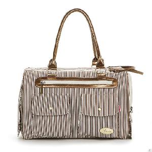 Stripe Nylon Pet Carrier