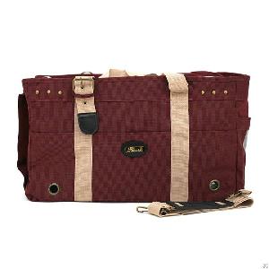 Ultrafine Plaid Pet Carrier