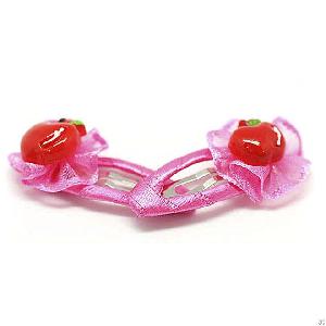 Cute Apple Design Pet Dog Hair Clips