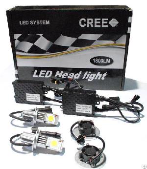 Led Car Cree Head Light Kit H7 50w / 1800lm X2pcs