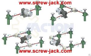 Motor Synchronized Screw Jack Systems, Synchronous Lifting System, Synchronization Lifting Platform