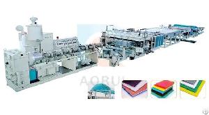 Pc, Pmma, Ps, Ms Sheet Production Machine