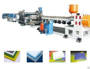 Pp Pe Hollow Grid Board Making Machine