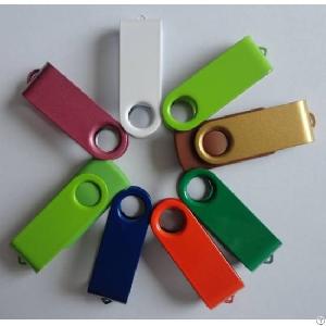 Alu Clip Twist Promotional Usb Flash Disk