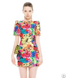 Flower Colorful Online Dresses For Women