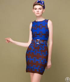 Bodycon Dresses Vintage Inspired Blue