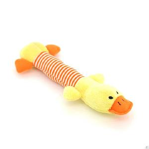 Pet Plush Rope Screaming Pet Toys Dog Playing Duck