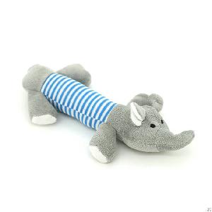 Pet Plush Rope Screaming Pet Toys Dog Playing Elephant