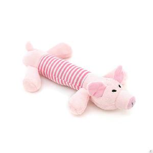 Pet Plush Rope Screaming Pet Toys Dog Playing Pig