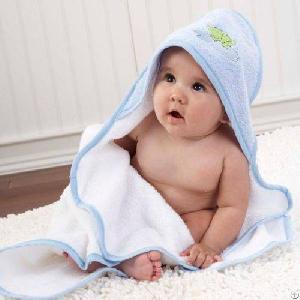 accappatoio triangolo neonato bambino