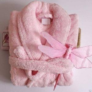 peignoir spa femme en peluche de bain coral fleece