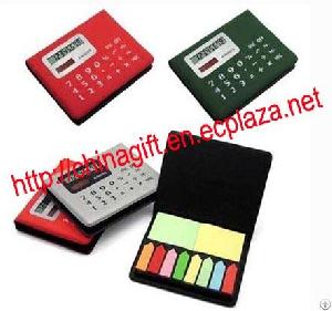 Memo Pads And Calculator