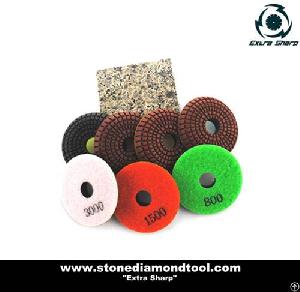 75mm diamond convex polishing pads