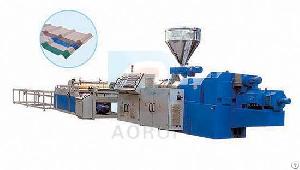 Pvc Single Wall Corrugated Pipe Production Line, Aorui