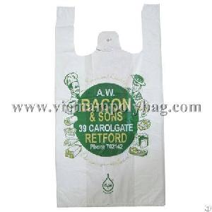 Bread Vest Handle Carrier Plastic Bag