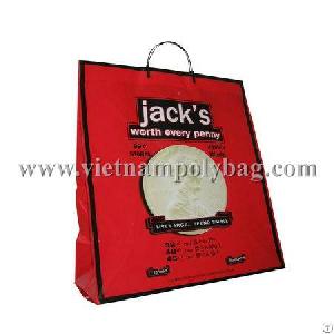 Hard Handle Shopping Plastic Bag