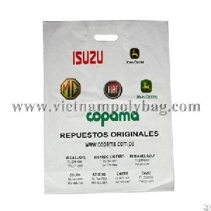 promotional pactch handle plastic bag