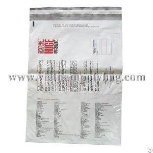 Re-close Courier Plastic Bag