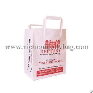 Tri-fold Handle Shopping Plastic Bag