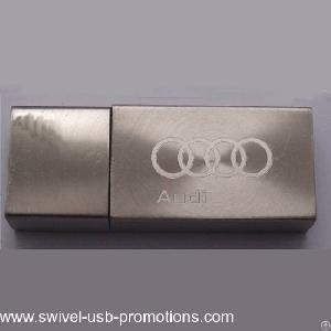 metal stainless steel usb flash disk audio gifts