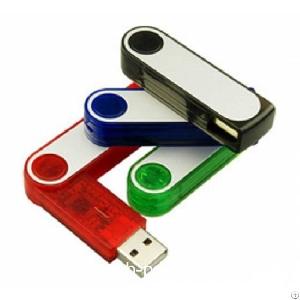 Transparent Abs Twist Usb Flash Drive In Plastic