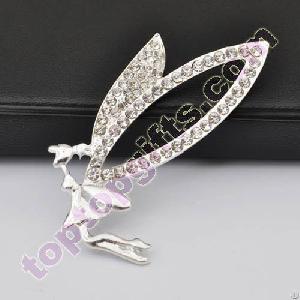 Angle Rhinestone Cabochon Crystal Purfume Bottle Decoration