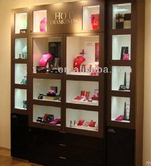 wall cabinet display showcase diamond