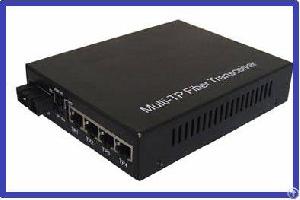 4ports Optical Fiber Media Converter