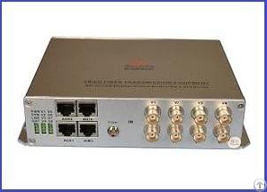 8channel Video Over Fiber Multiplexer