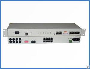 8channel Voice Fxs / Fxo Phone Over Fiber Multiplexer