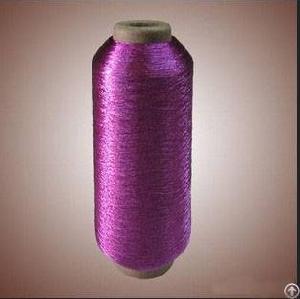 Fancy Mixcolor Ms Type Metallic Yarn For Knitting With Paper Cone