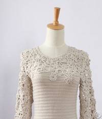 Crochet Sweater In China Crochet Sweater Factory 100% Wool