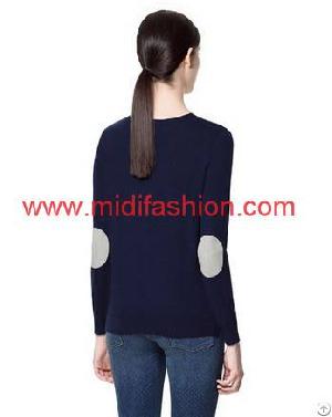 Fahion Lady Cashmere Sweater Pleten Svetr, Strikket Genser, Camisola De Malha China Factory