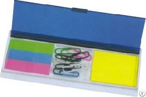 Clear Acrylic Notepaper Organizer With Dividers And Pockets