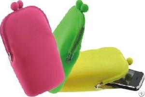 Colorful Portable Silicone Small Coin Purse