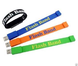 Custom Logo Cheap Silicone Wristband Usb