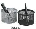 Mesh Round Pen Holder , Metal Mesh Stationery