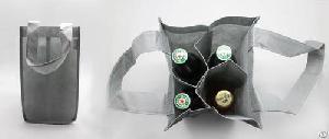 non woven shopping bag wine packing