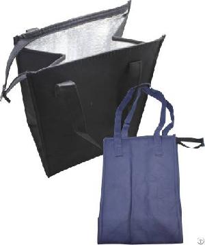 Portable Purple Polyester Thermal Insulated Water Drink Cooler Shopping Bag