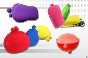 waterproof rubber silicon coin purse silicone instock