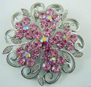 Brooch, Amethyst Antique Silver Bh1906