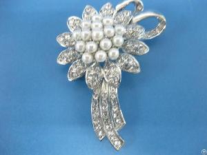 Brooch, Bh03652, Beautiful Flower Shape