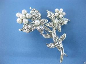 Brooch, Bh03653, Classic Flower Shape