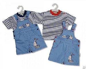 baby boys cotton dungaree