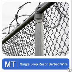 Razor Wire-single Loop Razor Barbed Wire