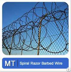 Razor Wire-spiral Razor Barbed Wire