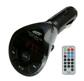 Car Mp3 Player With Fm Transmitter / Modulator