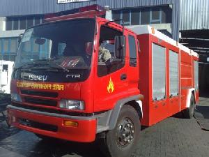 Seeking Agents Fire Fighting Equipment Mounted On Isuzu Truck